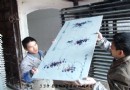 乐峰首次绘制瓷板画出窑成果展