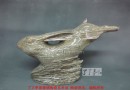 刘远长限量799号“奔月”生肖兔年陶瓷雕塑