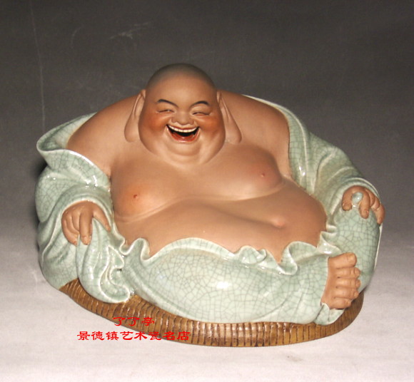 "笑口常开".雕塑.刘远长(.中国工艺美术大师