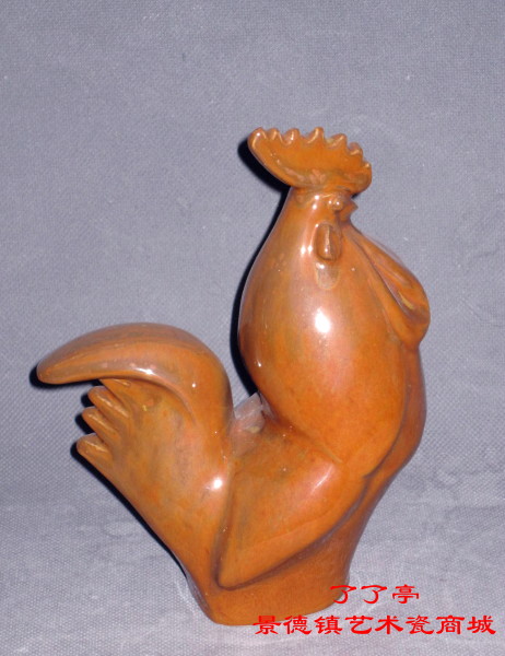《生肖鸡》雕塑·周国桢（陶瓷美术教授、国家级大师评委）